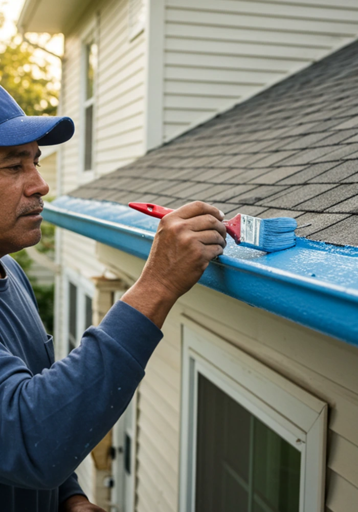 Protect your gutters and enhance the aesthetics of your home's exterior with our gutter painting services. We use proprietary paints for durable results and will help you choose the right colors.